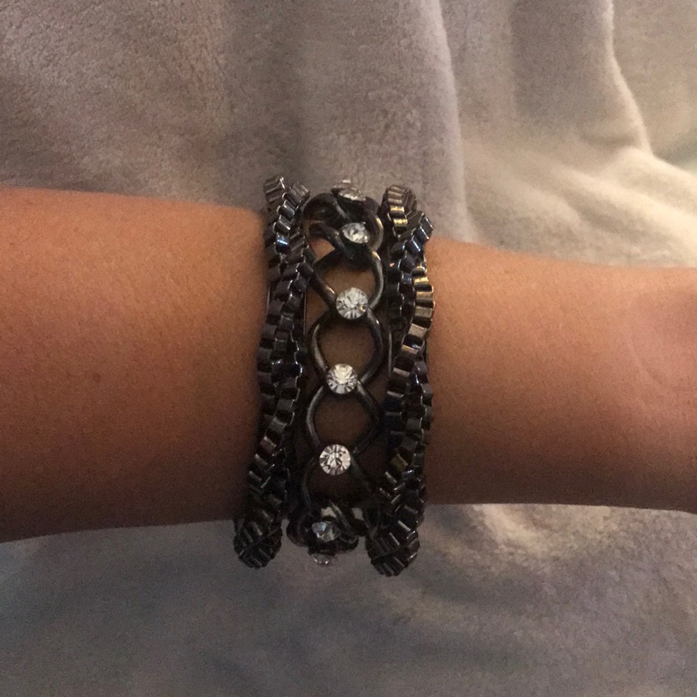 Bebe 3 stackable bangle set - Picture 2 of 3